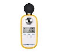 Rifrattometro for vino e uva da birra 0-50%, rifrattometro digitale for alcol 0-80%, display LCD for misuratore di alcol del vino Alta sensibilità(For White Alcohol)