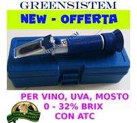 RIFRATTOMETRO HB32ATC ATC 0-32% BRIX