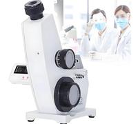 Rifrattometro monoculare Abbe, rifrattometro digitale Brix da laboratorio con nitidezza regolabile, 1,3000-1,7000 ND e misurazione Brix 0-95%, precisione 0,0002