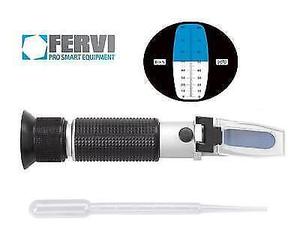 RIFRATTOMETRO OTTICO BRIX 0 ÷ 80 % FERVI 0583 PER MISURAZIONE ZUCCHERI