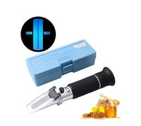 Rifrattometro portatile for miele Brix con acqua al 10-30% for la concentrazione di zucchero nel Misuratore umidità del ATC Tester for apicoltura(Plastic box)