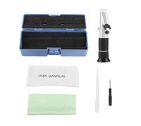 Rifrattometro portatile per alcol per uva e vino 0-25% Vol 0-40% Brix 0-22 Baume,Rifrattometro Brix, Rifrattometro Brix, Rifrattometro portatile per alrifrattometro tester di salinit¨¤ kit per t