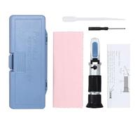 Rifrattometro Professionale per Antigelo: Glicole, Antigelo, Raffreddante, Acido Batteria - Tester Auto per Punto Congelazione e Stato Liquido Batteria