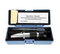 Rifrattometro Salinometro, Misuratore di Salinità Dell'acqua di Mare Rifrattometri per L'ottica Dell'acquario Temperatura ATC Digitale 0-10% Acquario per Piscina di Acqua di Mare Serbatoio Salamoia St