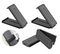 Rifrpha 4 Pezzi Clip Cinture Sicurezza Auto Universali Blocca Cinture Sicurezza Auto Regolabile Regolatore Della Cintura di Sicurezza per Cinture di Sicurezza di Autocarri, SUV e Autovetture Varie