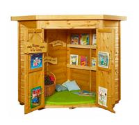 Rifugio dei Piccoli Lettori, Tana Biblioteca in Legno da Esterno