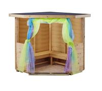 Rifugio dei Piccoli Lettori, Tana Biblioteca in Legno da Esterno