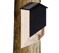 Rifugio esterno per pipistrelli, casetta esterna per pipistrelli, scatole per pipistrelli in legno, riutilizzabile, decorazione in legno per il sonno invernale, nido di pipistrello in legno per il
