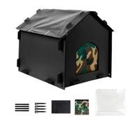 Rifugio Gatti - Isolata Impermeabile Resistente Alle Intemperie Pieghevole - Ricovero Riscaldato Per Gatti Da Esterno | Adatto A Comunità Balcone Patio Giardino Cortile Garage