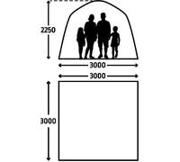 Kampa Tenda Da Spiaggia Kampa Grigio S_0301_S7198471 Sport