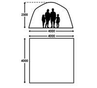 Gazebo gonfiabile Kampa AIR Shelter 400