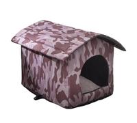 Rifugio Per Gatti Da Esterno - Cuccia Antigraffio | Cuccia In Resina, Rifugio Termico Grande Con Isolamento E Tetto Resistente, Per Animali Domestici Da Campeggio Giardino Cortile Ter
