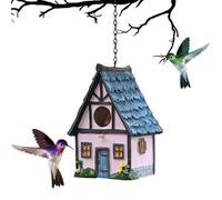 Rifugio Per In Vintage - Sospeso Resistente Alle Intemperie, Ornamento Da Giardino In Resina Resistente, Regalo Per Gli Appassionati Di Birdwatching, Arte Decorativa Nel Cortile Del