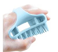 Rifugio Per Shampoo Per Massager Al Cuoio Capelluto In Silicone, Scrubber Di Cuoio Capelluto Leggero, Massaggiatore Di Shampoo Manuale, Setole Flessibili Morbide, Uso Bagnato E Asciutto, 8,5x8x7 Cm Pe