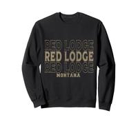 Rifugio Rosso Vintage Montana Felpa