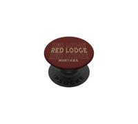 Rifugio rosso vintage Montana PopSockets PopGrip Adesivo