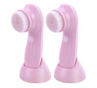 Rifumo elettrico per la pulizia del viso, scrubber per viso portatile con 6 teste, strumento per il viso spa vibrante per la pulizia dei pori, la cura della pelle ricaricabile (A1)