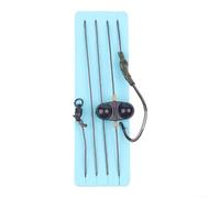 Rig da pesca per pesce gatto con gancio singolo e sonaglio per simulare il suono delle prede, struttura in acciaio al carbonio per pesca di fondo (8#)