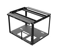 Rig Frame - Custodia per PC Open Air Testbench, Stackable Rack Stand Desktop Chassis per criptovaluta | durevoli per monete, installazione hardware crittografico, raffreddamento, design