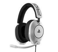 RIG R5 Spear PRO HS Wired Gaming Headset Officially Licensed for PlayStation, PS5, PS4, PC - 40 mm Graphene Drivers, Tempest 3D Audio, Flip-to-Mute Mic, Memory Foam Pads, 3,5 mm - White
