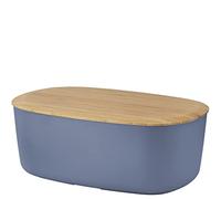 RIG-TIG Contenitore per pane Box IT - Contenitore per pane, panini, biscotti, dolci, tagliere come coperchio, design scandinavo, accessori da cucina, blu scuro