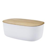 RIG-TIG Contenitore per pane Box IT - Contenitore per pane, panini, biscotti, pasticceria, tagliere come coperchio, design scandinavo, accessori da cucina - bianco