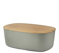 RIG-TIG Contenitore per pane Box IT - Contenitore per pane, panini, biscotti, pasticceria, tagliere come coperchio, design scandinavo, accessori da cucina, grigio caldo