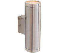 Riga 94103 faretto da esterno accaio nichel 2 luci GU10