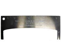 Riga Di Misura In Alluminio Abalone AB Oregon 8" Nuovo