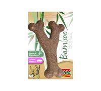 Riga - Doppio Bamboo Bone - Taglia M/L - Aroma Bacon - Resistente E Durevole - Promuove la masticazione - Stimola il cane - Basso contenuto di grassi - Ricompensa naturale