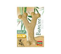Riga - Doppio Bamboo Bone - Taglia S - Aroma di pollo - Resistente e durevole - Promuove la masticazione - Stimola il cane - Basso contenuto di grassi - Ricompensa naturale