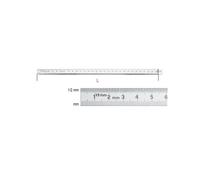 RIGA FLESSIBILE GRADUATA IN ACCIAIO INOX 1000 MM 1682/1000