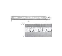 RIGA FLESSIBILE GRADUATA IN ACCIAIO INOX 1000 MM 1683/1000