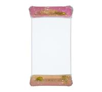 Riga galleggiante gonfiabile in PVC, amaca d'acqua glitter galleggiante in piscina, lettini della piscina, 110x65 cm, si gonfia rapidamente e si ripiega facilmente, un comodo supporto per tutto il cor