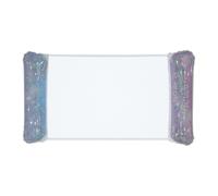 Riga galleggiante gonfiabile in PVC, amaca d'acqua glitter galleggiante in piscina, lettini della piscina, 110x65 cm, si gonfia rapidamente e si ripiega facilmente, un comodo supporto per tutto il cor