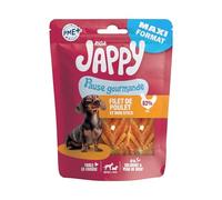 Riga - Jappy Filetto di pollo + Mini Stick - Dolcetto cane - Ricco di pollo - Ricco di proteine e collagene - Basso in materia grassa - senza tintura né pelle di manzo - Maxi formato - 300 g