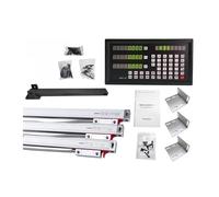 Riga lineare, DRO-3V di lettura digitale e 3 pezzi 0-1000mm scale lineari encoder for fresatrice EDM alesatrice righello reticolo per fresatrici