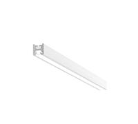 RIGA P - PROFILO IN ALLUMINIO SEZIONABILE PER INSTALLAZIONE PARETE/SOFFITTO/SOSPENSIONE PIU STAFFE CON DIFFUOSRE MT2 COLORE BIANCO
