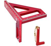 Riga Plastica 28cm per Disegno Tecnico Riga Plastica 28cm per | Angoli precisi 30, 45, 60, 90 gradi, design 2 in 1, per ideale per disegno tecnico e bozzetti(D)