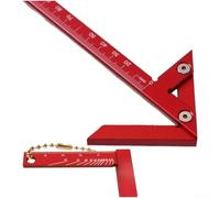 Riga Plastica 28cm per Disegno Tecnico Riga Plastica 28cm per | Angoli precisi 30, 45, 60, 90 gradi, design 2 in 1, per ideale per disegno tecnico e bozzetti(B)