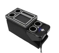 Riga Ringhiera Anteriore Box Set Business Bracciolo Centrale Accessori PER Toyota PER Proace PER Verso 2016-2023 BLNETU(D black Wireless)