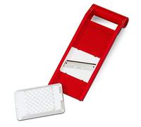 Rigamonti Affetta Verdure orizzontale. Mandolina affettaverdure manuale con pratico proteggidita. Ideale per affettare frutta e verdura. Per uso casalingo e professionale.