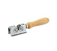 Rigamonti Affilacoltelli Woody Sharp. Affilacoltelli manuale con dischi affilati. Affilatore di coltelli per cucina ad uso professionale o casalingo.