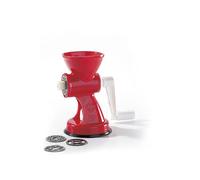 Rigamonti Baby Art.120 Tritatutto BABYDISCHI, Acciaio Inox rettificati, Gomma caucciù, Polipropilene, Poliammide 66, Red, One Size, 20 unità