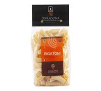 Rigatoni - PASTA D'ARAGONA - Eccellenza Italiana, Pasta di Semola di Grano Duro Trafilata al Bronzo - 2 x 500 GR