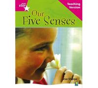 Rigby Star Non-fiction Guided Reading Pink Level: Our Five Senses Te (Tascabile)
