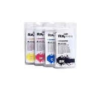 RIGEKA Compatibile per Brother LC-123 Ciano, Magenta, Giallo, Nero