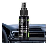 Rigenerante per Plastiche Auto | Spray Lucidante 100ml Per Plastiche | Per Cruscotto E Interne Auto Efficace Per Veicoli Casa E Officina