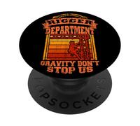 Rigger Department Gravity Don't Stop Us Truss Climber Stage PopSockets PopGrip Adesivo