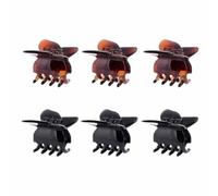 Righe e Pois - 6 Pinze per capelli a farfalla piccole - Accessori per capelli donna - Mollette per capelli - 6 PEZZI (Misto)